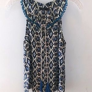 THML Green & Beige Top Size S